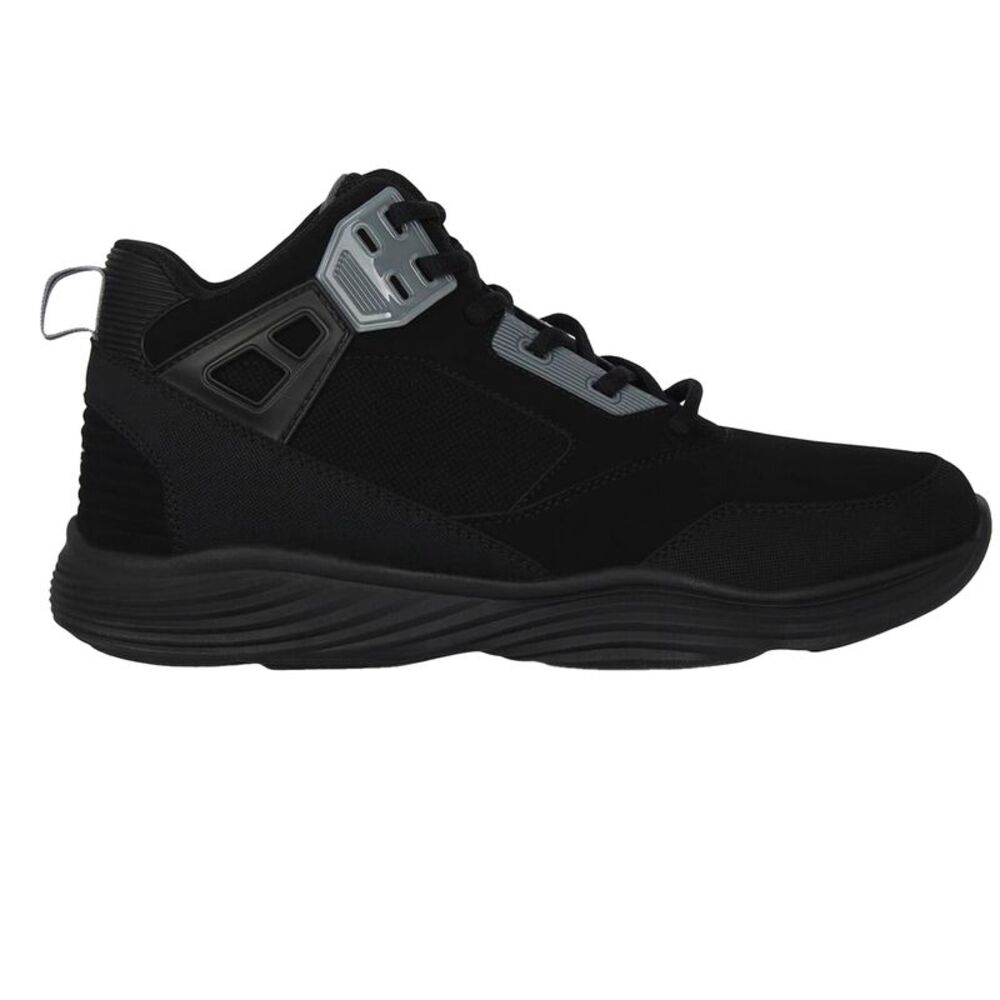 Rise Mens Diverse PU Basketball Shoes / Black/Charcoal
